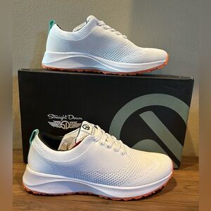Straight Down The Turnberry Men’s Golf Shoes-White/Orange-Various Sizes NIB⛳️